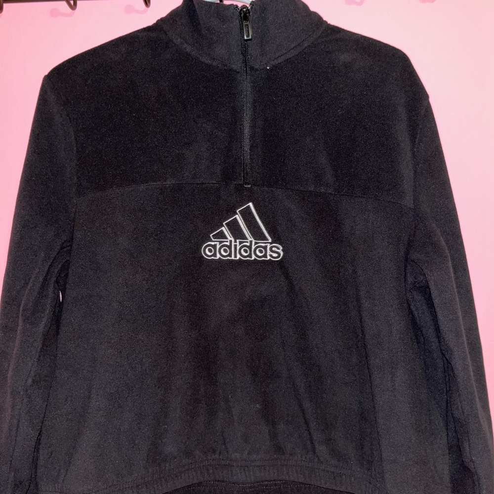 Adidas Half Zip Pull Over Top